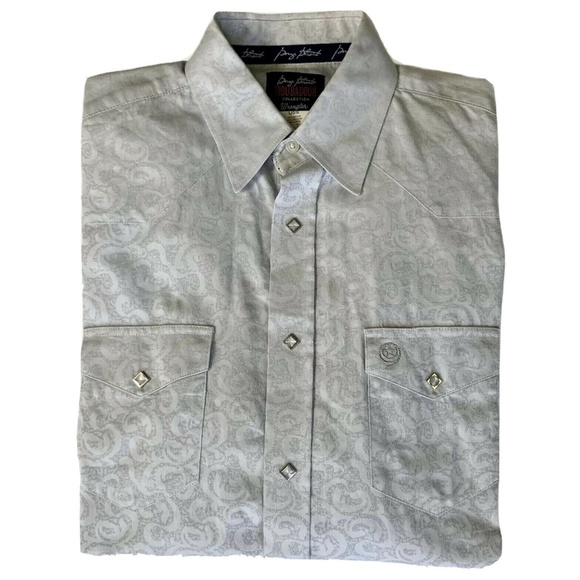 George Strait Wrangler Troubadour Button Shirt - Picture 1 of 7
